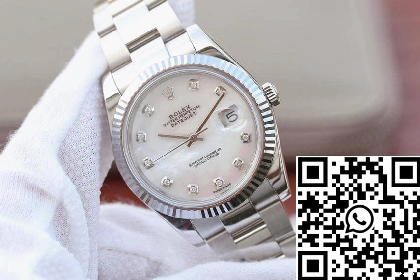EW Rolex Mother-Of-Pearl Datejust Dial Factory M126334-0019 0413